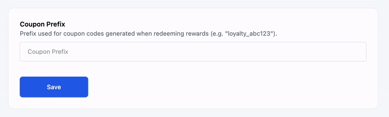 WPGens Points and Rewards for WooCommerce - Coupon Prefix