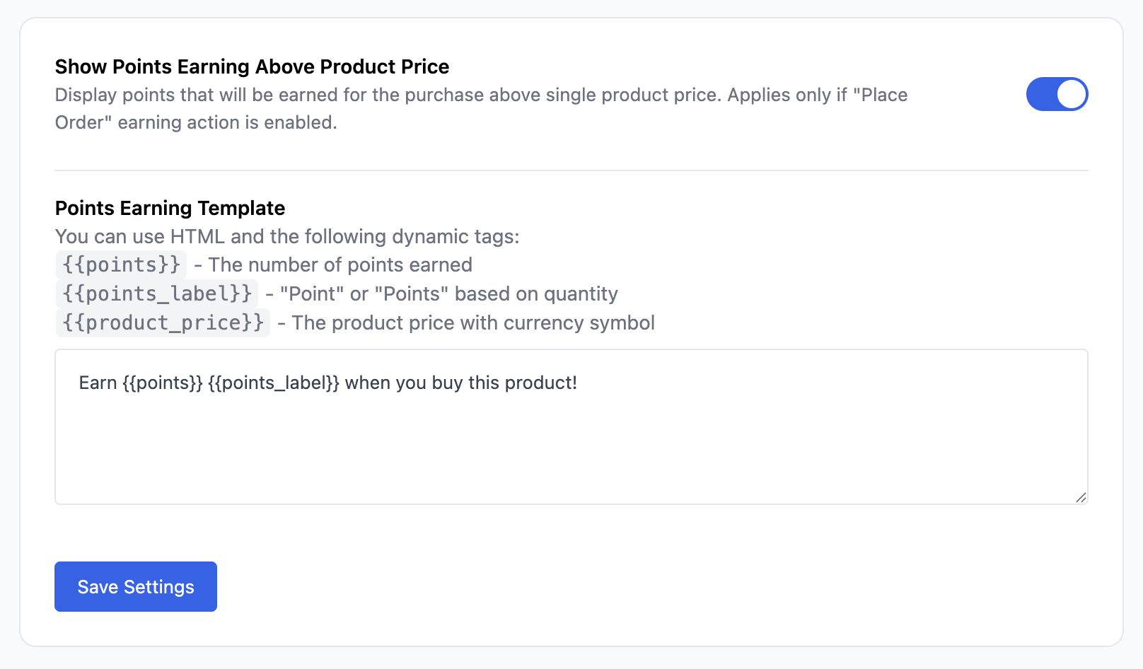 WPGens Points and Rewards for WooCommerce - Frontend Display - Poduct page
