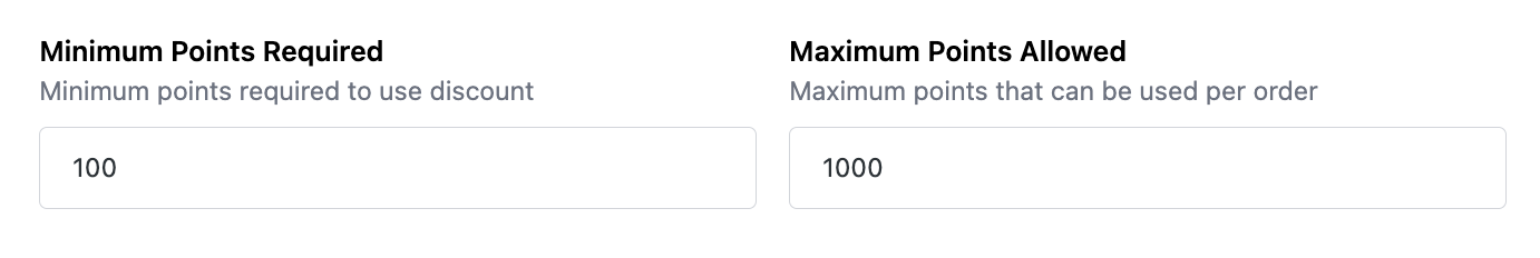 WPGens Points and Rewards for WooCommerce - Minimum & Maximum Points Usage