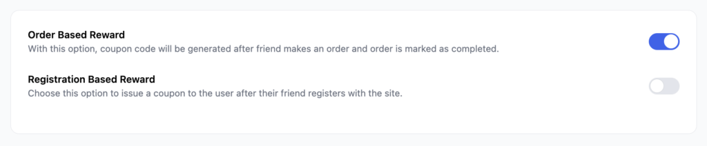 WooCommerce Refer a Friend advocate reward types of rewards