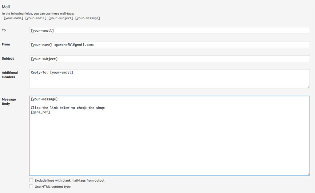woocommerce refer a friend How to use Contact Form 7 shortcode? inside email tab